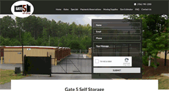 Desktop Screenshot of gate5selfstorage.com